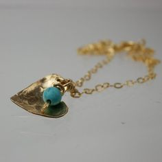 Turquoise 14K Gold Filled Heart Necklace, Handmade, Love Necklace, Wedding, Heart Necklace, Turquois Handmade Dainty Gold Turquoise Necklace, Dainty Handmade Gold Turquoise Necklace, Dainty Gold Turquoise Necklace As Gift, Gold Minimalist Turquoise Necklace Gift, Turquoise Birthstone, Wrapped Necklace, Necklace Turquoise, Necklace Wedding, Wire Wrapped Necklace