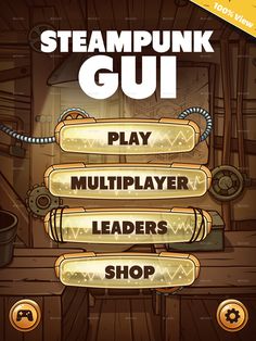 the steampunk guii game is shown in this screenshot