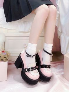 This price is for a pair of boots only, others are not included.   	 		 			Size 			34 			35 			36 			37 			38 			39 			40 		 		 			Foot Length 			22 			22.5 			23 			23.5 			24 			24.5 			25 		 		 			Heel 			4-9 			4-9 			4-9 			4-9 			4-9 			4-9 			4-9 Kawaii Platform Shoes, Pastel Goth Shoes, Viral Outfits, Peach Outfit, Outfit Dump, Aesthetic Lookbook, Peach Clothes, Platform Chunky Heels