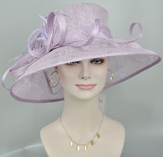 Purple Brimmed Hat For Wedding, Elegant Purple Hat For Garden Party, Elegant Lavender Mini Hat For Evening, Lavender Mini Hats For Kentucky Derby Formal, Purple Formal Hat For Royal Ascot, Lavender Mini Hat For Royal Ascot Formal Event, Lavender Mini Hat For Royal Ascot, Elegant Lavender Fascinator For Royal Ascot, Elegant Purple Fascinator For Church