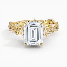 IMAGE TITLE Elegant Gia Certified Yellow Gold Diamond Ring, Elegant Yellow Gold Diamond Ring Gia Certified, Gia Certified Moissanite Diamond Ring In Yellow Gold, Exquisite Emerald Cut Yellow Gold Diamond Ring, Brilliant Earth, Precious Metal, Future Wedding, Secret Garden, Precious Metals