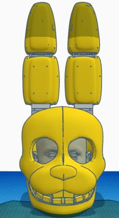 This is The Silver Eyes SpringBonnie 3D model file cosplay mask, which includes moveable ears and opening jaw THIS IS A 3D MODEL FILE, NOT A PHYSICAL PRODUCT. We had to change some parts from the original design so its up to standard a lot more with some details and how the jaw mechanism works. For how to assemble the mechanisms we will be making a video on what you will need to assemble it. Note, this does not come with the human model and we will not be making a tutorial yet on how to apply th Animatronic Mechanism, Jaw Mask, Human Model, Art And Craft Paper, Fnaf Crafts, Pikachu Coloring Page, Silver Eyes, Monster Crafts, The Mechanisms