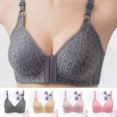 Women Front Closure Push Up Bra Wireless Lingerie Bras Vest Bralette Underwear