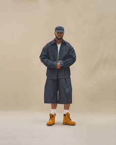 Washed Blue Button-up Outerwear For Streetwear, All Blue Outfit, Boys Don't Cry, Men Wear, Chill Fits, Character Reference, Fashion Styling, Blue Outfit, Fit Ideas