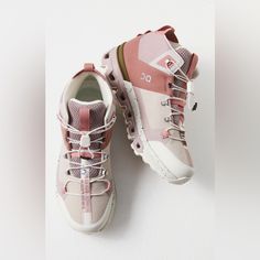 New Without Box Size: 8.5 Color; Ivory/Rose Functional Pink Lace-up Walking Shoes, Functional Pink Outdoor Walking Shoes, Pink Sporty Walking Shoes For Hiking, Sporty Pink Walking Shoes For Hiking, Beige Low-top Hiking Sneakers, Sporty Pink Hiking Sneakers, Functional Pink Hiking Sneakers, Pink Functional Hiking Sneakers, Pink Round Toe Sneakers For Hiking