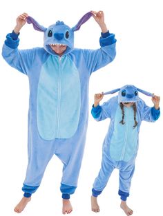 PRICES MAY VARY. Design: Unleash your inner child with our fun and cozy animal onesie costume! The loose fit design with zipper closure allows for great relaxation and comfort. The two pockets are perfect for holding small items or keeping your hands warm. Cozy: Our animal onesie costume is made from high-quality flannel fleece fabric that's soft to touch and will keep you warm during the cold days. Fun: Bright colors and novelty styles make this eye-catching costume a great option for adding so Lilo And Stitch Onesie, Adult Onesie Costume, Stitch Onesie, Stitch Costume, Animal Onesies, Adult Onesie Pajamas, Onesie Costumes, Unisex Onesies, Animal Onesie