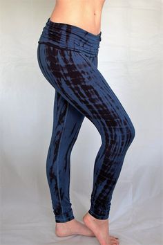 Midnight Tie Dye Long Yoga Pants Tribe Clothing, Long Yoga Pants, Black Highlights, Black Tie Dye, Pants Large, Organic Fabrics, Blue Tie, Blue Tie Dye, Blue Ties