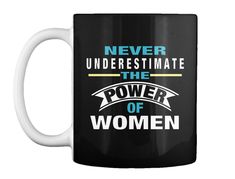 Mug For woman #Mug #mugs Power Of Women, Men Casual Summer, Graphic Tees For Women, Navy Outfit, American Freedom, Never Underestimate, Mens Winter Fashion, Dress Shirts For Women, Tees For Women