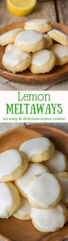 lemon meltaways are an easy and delicious treat