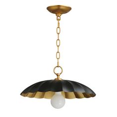 a black and gold chandelier hanging from a ceiling fixture on a white background