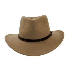 Embrace the allure of adventure with the Pathfinder Outback Hat. Crafted from luxurious wool felt, this hat features an adjustable velcro strap for a perfect fit and a teardrop crown for a touch of sophistication. Perfect for any outdoor excursion, this hat is ready for whatever paths you may wander. Australian Outback Hat, Straw Cowgirl Hat, White Cowboy Hat, Brown Cowboy Hat, Hats For Big Heads, Leather Cowboy Hats, Patriotic Hats, Black Cowboy Hat, Outback Hat