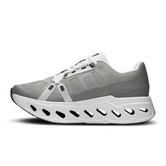 Women's Cloudeclipse | Grey | On United States Gray Outdoor Running Shoes With Arch Support, Modern Running Shoes With Gel Cushioning, Gray Sneakers With Shock Absorption For Jogging, Modern White Running Shoes With Arch Support, Dynamic Running Shoes With Air Cushioning, Gray Athleisure Sneakers With Shock Absorption, Modern Low-top Sneakers With Shock Absorption, Casual Sneakers With Shock Absorption For Light Exercise, Comfortable Running Shoes With Shock Absorption