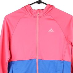 Description:Vintage Age 13-14 pink Adidas track jacket, fits large.GENDER: girls CONDITION: very good.STYLE: track jacketERA: 1990sCOLOUR: pinkFABRIC: polyester Pink Sportswear Outerwear For Spring, Pink Winter Sportswear Activewear, Pink Sporty Activewear For Fall, Sporty Pink Activewear For Fall, Pink Winter Athleisure Activewear, Pink Fall Sports Outerwear, Pink Stretch Track Jacket For Sports, Pink Sporty Long Sleeve Outerwear, Pink Stretch Hoodie For Spring