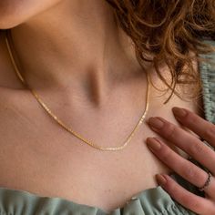 14K Solid Gold Bismarck Curb Chain Stack Link Necklace, Herringbone Braided Chain Necklace, Mothers Day Gift, Shiny Bismark Necklace for Her 📘 D E T A I L S * Solid Gold (real gold, no gold-filled or no gold plated material) * Available gold karat: 14K (585) * Available gold color: Yellow * Available chain thickness: 2.3 mm, 3.0 mm, and 4.50 mm Measurements may vary slightly due to handwork. 🎁 P A C K A G I N G * All items are nicely packaged and ready to gift in jewelry boxes. * You can add t 14k Gold Curb Chain Pendant Necklace, Delicate Link Chain Necklace For Anniversary, Link Delicate Chain Necklace For Anniversary, Fine Jewelry Curb Chain Necklace For Everyday, Fine Jewelry Necklace With Curb Chain For Everyday, Everyday Fine Jewelry Necklace With Curb Chain, Fine Jewelry Necklace With Curb Chain Link, Fine Jewelry Figaro Link Necklace, Fine Jewelry Necklaces With Curb Chain Links