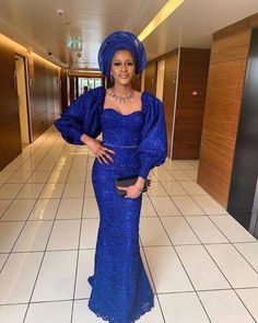 Lace dresses Lace Gowns Nigerian Fashion, Lace Dress Styles Nigerian, Lace Dress African, African Head Dress, Royal Blue Lace Dress, Women Party Dresses, Ankara Dress Designs, Nigerian Lace Styles, Women Fashion Dress