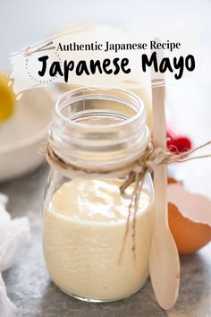 an image of japanese mayo sauce in a jar