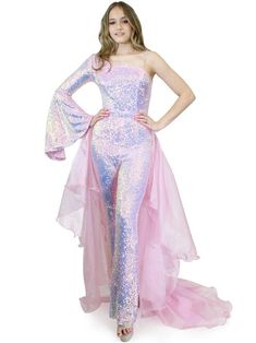 Pageant Jumpsuit, Concept Outfits, Drag Outfits, Oc Concept, Beaded Jumpsuit, Fashion Design Patterns, Purple Lilac, Fun Fashion, Performance Outfit