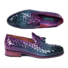 Tassel Loafers, Teal And Gold, Purple Teal, Handmade Shoes, Blue Turquoise, Dark Purple, Turquoise Blue, Loafers Men, Designer Shoes