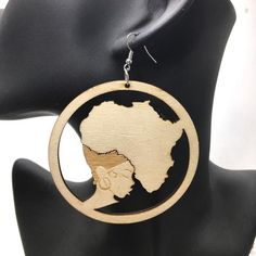 Shaped Natural Hair, Natural Hair Jewelry, Afrocentric Accessories, Afro Earrings, Rasta Earrings, Afrocentric Jewelry, Afrocentric Earrings, Africa Earrings, Hair Earrings