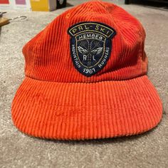 Polo Ralph Lauren Rare Nwt Ski Members Corduroy Hat Flat Bill Corduroy Hats For Winter, Corduroy Flat Bill Hat For Winter, Polo Hat, Corduroy Hat, Preppy Mens Fashion, Polo By Ralph Lauren, Men's Polo, Color Orange, Headpiece