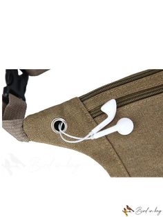 BirdinBag - Canvas Belt Bags for Fashionable Women and Men - Multi-Pocket Fanny Pack Hip Purse with Style Hip Purse, Canvas Belt, Belt Bags, Color Khaki, Fanny Pack, Belt Bag, Purse, Canvas, Pattern