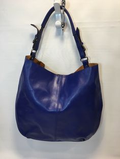 Co-Lab Shoulder Bag Large Bucket Blue Leather Handbag with Detachable Pocket.  Condition is "Pre-owned". In excellent condition. Please see pictures for a detailed description of condition Free Shipped with USPS Priority Mail. Detachable Pocket, Leather Handbag, Blue Leather, Large Bags, Priority Mail, Lab, Shoulder Bag, Handbags, Best Deals