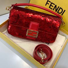 Size: 27cm It comes with Dust box, Care manual, Tag, and Paper bag. Fendi Bags, Paper Bag, Clutch Bag, Fendi, Things To Come, Shoulder Bag