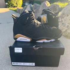 Size 11 Brand New Comes With Original Box Luxury Basketball Shoes, Luxury Black Leather Basketball Shoes, Luxury Black Low-top Jordan Shoes, Luxury Black High-top Basketball Shoes, Black Leather Luxury Jordan Shoes, Luxury Black Leather Jordan Shoes, Shoes Jordan, Jordan Black, Jordan 6