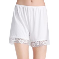 PRICES MAY VARY. 【Soft and Comfortable】MANCYFIT slip shorts are made of 95% polyester and 5% spandex high quality blended fabric. Extremely comfortable all day long with this half slip for women, which is stretchy, silky smooth and feels gentle against to your skin. 【Feminine Mid Thigh Shorts】The length of the midi shorts are above knee length. Ladies lace trim which perfectly flatters and shows your elegance. With an elastic waist and pull on closure, this snip-to-fit short culotte slip is easy Slips For Women, Bloomer Pants, Culotte Shorts, Slip Shorts, Bloomers Shorts, Split Skirt, Half Slip, Lounge Lingerie, Slip Skirt