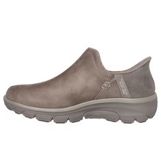 Get into the season with effortless cozy comfort wearing Skechers Hands Free Slip-ins Relaxed Fit Easy Going - Modern Hour. Designed with our exclusive Heel Pillow , this fashion bootie features a 3M Scotchgard treated vegan leather upper with faux fur lining and a cushioned Skechers Air-Cooled Memory Foam insole. | Skechers Women's Slip-ins RF: Easy Going - Modern Hour Boots | Wide Width | Skechers Hands Free Slip-ins for an easy fit | Exclusive Heel Pillow holds your foot securely in place | S Boots Wide, Boutique Dress Designs, Boutique Dress, Wide Shoes, Skechers Women, Comfort Wear, 4 Inch Heels, Wide Boots, Easy Going