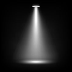 an image of a spotlight in the dark with light coming from it's side