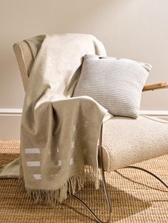 Brunello Cucinelli’s blanket has been knitted in Italy from smooth silk and traced with wispy fringing. The glossy sequin embellishments add just the right amount of texture. Drape it over your favourite chair. Berkshire Blanket, Silk Blanket, Cashmere Blanket, Gray Blanket, White Blanket, Blue Blanket, Stripe Silk, Wool Blanket, Brunello Cucinelli