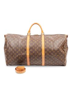 Please note this is a pre-owned vintage item that may display signs of wear consistent with the condition and grade listed above. ALL SALES FINAL. This duffle bag features Louis Vuitton's monogram print and the top handles are made of superior leather.Top zip closureGoldtone hardwareCoated canvasMade in France SIZELeather double top handles, 50" drop23.5"W x 15"H X 10.5"D Monogrammed Duffle Bag, Display Signs, Buy Louis Vuitton, Monogram Prints, Leather Top, Bag Sale, Louis Vuitton Monogram, Duffle Bag, Vintage Items