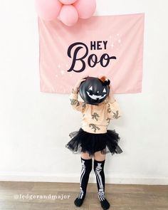 The cutest Hey Boo Banner is the easiest way to decorate your kid's room, playroom or book nook for Halloween! An exclusive design, with every little detail designed and illustrated by artist Lindsey Rubino with Hunny Prints! Our Easy Hang banners are perfect for kid's room decor, adorable photo backdrops of your little ones, party backdrops and celebrations! Our banners are different because they include everything you need to hang them, without damage to your walls! Our original designs and this unique concept were created by artist & owner, Lindsey Rubino. We launched our banners in 2021 and since then our banners have been loved by thousands of moms. Find us @hunnyprints for ideas on how our Hunny Prints community uses our banners. Why you'll love our Easy Hang Banners: - Hangs in seco Fabric Photo Backdrop, Easy Halloween Party, Hey Boo, Fall Banner, Halloween Sign, Photo Backdrops, Halloween Banner, Banner Sizes, Hanging Banner