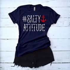 Cruise Shirt, Funny Cruise Shirt, Salty Attitude Tee, Nautical Shirt, Anchor and Ship T-Shirt, The O Cruise Shirts Funny, Nautical Shirt, Family Cruise Shirts, Cruise Shirts, Funny Shirt Sayings, Cruise Shirt, Cruise Outfits, Family Cruise, Cruise Travel