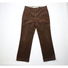 Vtg 70s Big Mac Mens 40x32 Faded Wide Leg Bell Bottoms Corduroy Pants Brown Usa Mens Pants Blemishes Front And Back. Has Color Fade. Usa Made Mens Size 40 Measurements Are: 20 Inches Across The Waist Laid Flat 32 Inch Inseam 44 Inches From Top To Bottom 10 Inch Leg Open Brown 50% Cotton 50% Polyester Check Out My Other Items In My Store! Pr1959 Cord Hose, Corduroy Wide Leg Pants, Pants Brown, Big Mac, Pantalon Large, Corduroy Pants, Mens Trousers, Bell Bottoms, Mens Pants