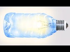 an image of a light bulb in a water bottle