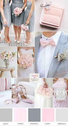 the color scheme is pink, grey and white