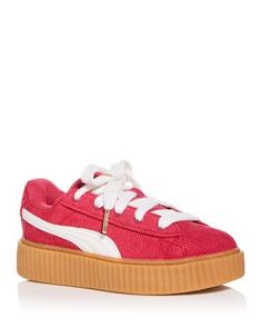 Puma x Fenty Women's Creeper Phatty Corduroy Low Top Platform Sneakers Puma X Fenty, Bridal Boots, Puma X, Pumps Flat, Pump Sandals, Platform Sneakers, Creepers, Low Top, Shoes Sneakers