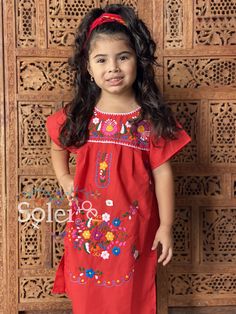 This Beautiful Girls Mexican Dress is perfect for a birthday party or special event. This Embroidered Children's Dress comes with a Matching Mommy and Me Option found here: https://www.etsy.com/es/listing/855019101/vestido-mexicano-mami-y-yo-vestido?ref=listing_published_alert Short Sleeve Cotton Dresses For Festivals, Cotton Short Sleeve Dresses For Festivals, Cotton Dresses For Festivals With Short Sleeves, Festive Cotton Dress With Floral Embroidery, Embroidered Party Dress For Festivals, Traditional Cotton Party Dress, Embroidered Summer Holiday Dresses, Short Sleeve Fitted Dresses For Festivals, Fitted Short Sleeve Dresses For Festivals