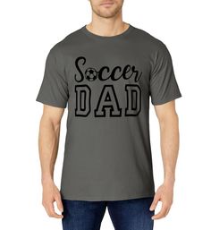 PRICES MAY VARY. Funny Soccer Dad Is A Perfect Gift Idea For Men, Great For Soccer Lovers, Perfect For Dad, Uncle, Grandpa, Husband Perfect For Fathers day, Birthday Great For Men Lightweight, Classic fit, Double-needle sleeve and bottom hem Funny Soccer, Uncle Grandpa, Soccer Funny, Branded T Shirts, Mens Gifts, Fathers Day, Top Styles, Fashion Branding, Soccer