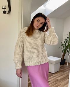 Very nice hand made Oversized pullover / sweater in beige color.  100% Wool . Please note that all items are knitted by hand and therefore each item is unique.  Most orders are shipped the next few days,  Drop us an email for made-to-measure or if you have any questions.  Feel free to follow us in www.instagram.com/little.knittery Cream Knitted Turtleneck Sweater, Cream Chunky Knit Turtleneck Sweater, Oversized Hand Knitted Beige Sweater, White Knitted Fall Sweater, Oversized White Chunky Knit Sweater, Fall White Knitted Sweater, Oversized Knitted Cream Sweater, Oversized Cream Knitted Sweater, White Knitted Long Sleeve Sweater