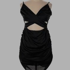 Adorable Short, Mini Dress With Peek-A-Boo Sides That Show A Little Skin. Perfect Clubbing Or Vegas Dress All Black, Spaghetti Straps Size: Medium On The Small Side Black Club Dress, Clubbing Dress, Vegas Dress, Vegas Dresses, Black Spaghetti, Club Dress, Short Mini Dress, Wild Fable, Peek A Boo