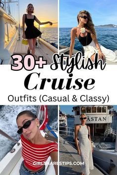 the cover of 30 + stylish cruise outfits casual & classy