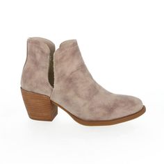 Very G Reagan Cream Bootie Spring Ankle-high Boots With Cushioned Footbed, Taupe Ankle Boots For Spring, Spring Taupe Ankle Boots, Spring Ankle Boots With Cushioned Footbed, Taupe Round Toe Boots For Spring, Taupe Ankle-high Boots For Spring, Spring Taupe Ankle-high Boots, Taupe Casual Ankle Boots, Casual Taupe Ankle Boots