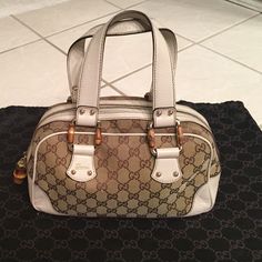 Bamboo Gucci Purse! Gently Used! If You Want More Pics... Let Me Know.! Gucci Purse, Bags Gucci, Gucci Bags, Michael Kors Monogram, Gucci Bag, Let Me Know, Mini Bag, Bamboo, Bag Lady