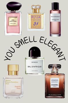 You Smell Elegant Today Fragrances 1. coco chanel paris perfume 2. armani rose alexandrie 3. byredo bal d'afrique 4. mfk paris amyris 5. oud ispahan 6. roja parfums 51 . #summerperfume #fragrances #perfumefashion #fragrance #parfum #perfumecollection #perfumelovers #dufte #ElegantScent #LuxuryFragrance #PerfumeLovers #ScentOfTheDay #ChicPerfume #FragranceCollection #SignatureScent #PerfumeAddict #ScentedJourney #AromaTrend Best Chanel Perfume, Chanel Paris Perfume, Classy Perfume, La Rive Perfume, Armani Perfume, Fragrance Lab, Paris Perfume, Top Perfumes, Fragrances Perfume Woman