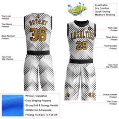 Represent your distinct look with this custom basketball jersey from our web. It boasts environmentally friendly sublimation digital printing technology and classic trims along with moisture-wicking technology for added comfort. Features: 1. Material: 100% Recycled Polyester 2. Jersey with sublimation printed name and numbers 3. Fit: Jerseys have an athletic cut. For a looser fit, we recommend ordering one size larger than you normally wear 4. Moisture-wicking fabric has spongy handle, good drap Cropped Baseball Jersey, Custom Basketball Jersey, Basketball Black, Blue Football, Custom Basketball, Blue Camo, Polo Shirt Women, Navy And Brown, Long Sleeve Jersey