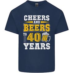 Top Rated 40th Birthday 40 Year Old Funny Alcohol Mens Cotton T-Shirt Tee Top, Men Tops Anniversary Graphic Tee With Letter Print, Anniversary Crew Neck Top With Graphic Print, Father's Day Anniversary Graphic Print Tops, Old Funny, Funny Alcohol, Alcohol Humor, Mens Cotton T Shirts, Men Tops, 40th Birthday