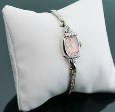 1950's Vintage Ladies Hamilton Diamond Watch by SITFineJewelry, $3500.00 Timeless Diamond Jewelry And Watches For Gifts, Classic Hallmarked Diamond Watch For Wedding, Classic Hallmarked Diamond Wedding Watch, Elegant Diamond Watch Hallmarked, Wedding Jewelry And Watches With Hallmarked Diamonds, Classic Diamond Watch Hallmarked, Classic Hallmarked Diamond Watch, Elegant Hallmarked Diamond Watch For Anniversary, Elegant Anniversary Diamond Watch, Hallmarked